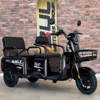 Електричний трицикл Corso SIG-7 SG-302240 1200W 72V/23Ah, 3 місця, колеса 10", LED фари, сигналізація, кошик