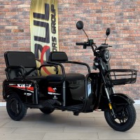 Електричний трицикл Corso SIG-7 SG-319055 1200W 72V/23Ah, 3 місця, колеса 10", LED фари, сигналізація, кошик