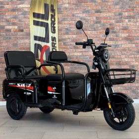 Електричний трицикл Corso SIG-7 SG-319055 1200W 72V/23Ah, 3 місця, колеса 10", LED фари, сигналізація, кошик