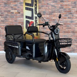 Електричний трицикл Corso SIG-7 SG-411075 1200W 72V/23Ah, 3 місця, колеса 10", LED фари, сигналізація, кошик