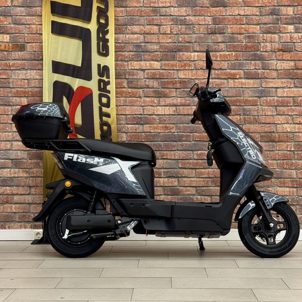 Електроскутер Corso FlashX FX-104709, 1200W, 72V/23Ah, запас ходу 60 км, макс. швидкість 58 км/год, LED-панель