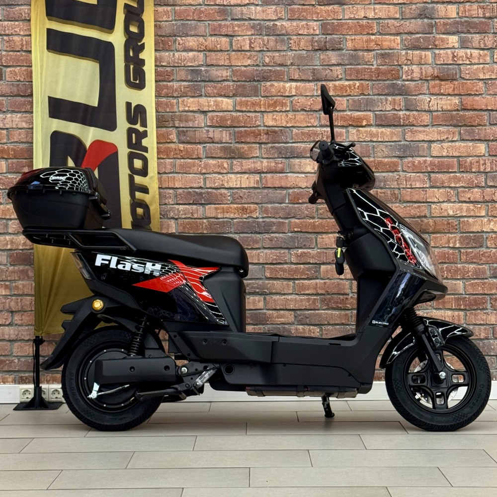 Електроскутер Corso FlashX FX-906852, 1200W, 72V/23Ah, запас ходу 60 км, макс. швидкість 58 км/год, LED-панель