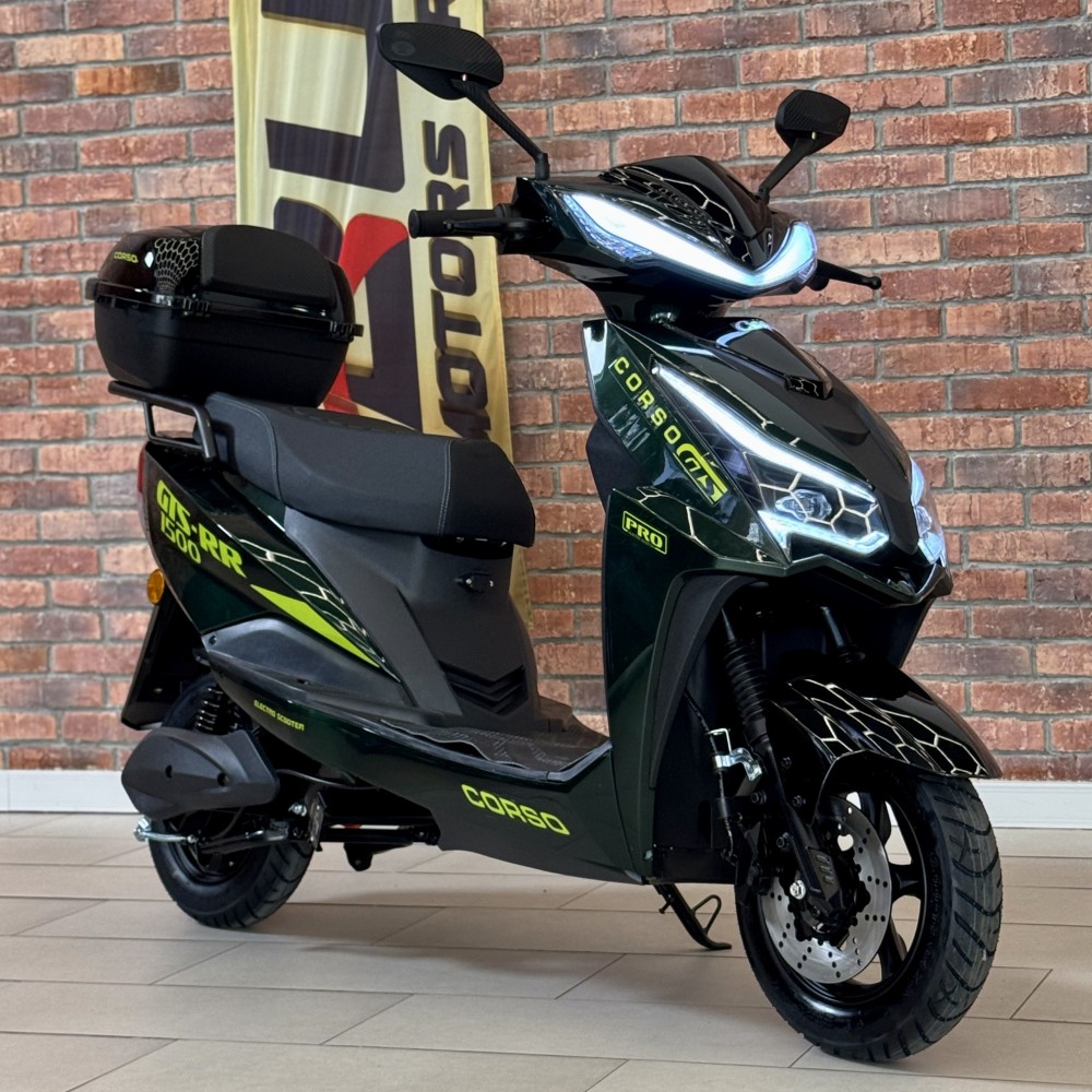 Електроскутер Corso GTS-RR Pro GTS-510226 1500W, акумулятор літій-залізо-фосфатний 72V/30Ah