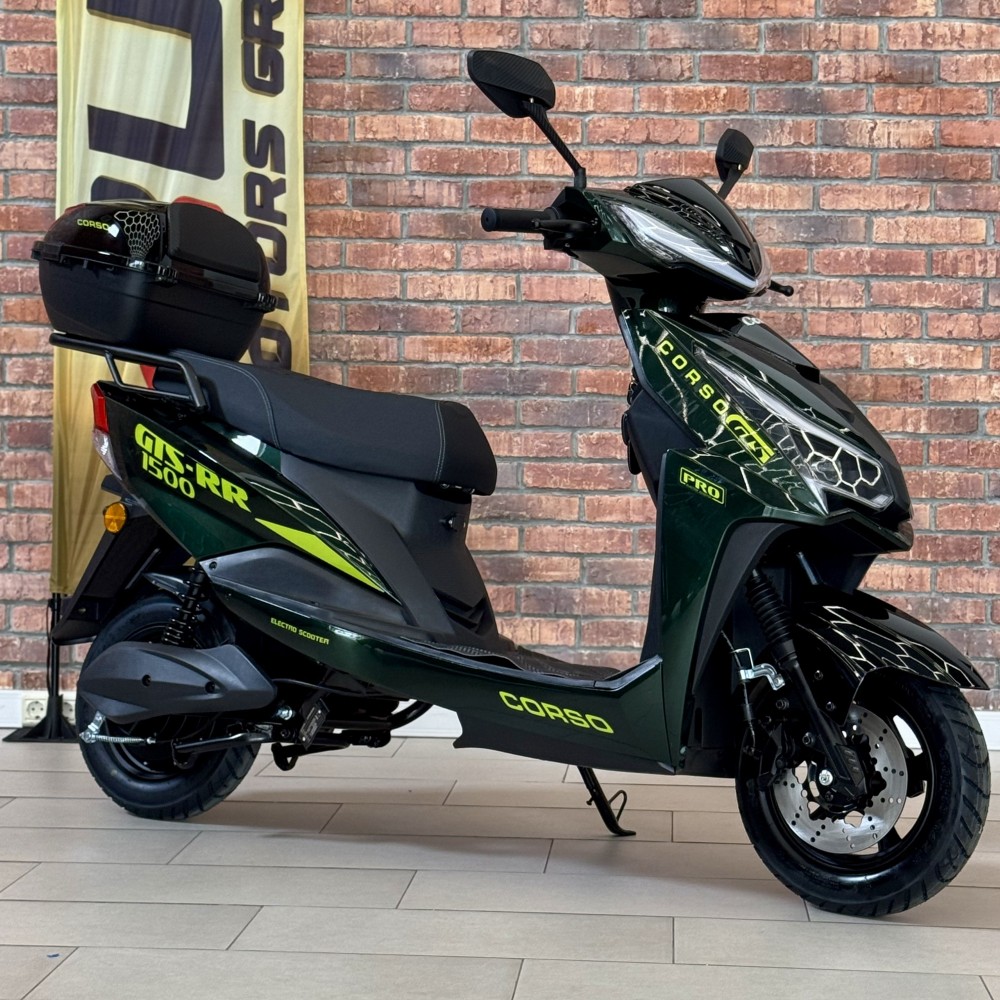 Електроскутер Corso GTS-RR Pro GTS-510226 1500W, акумулятор літій-залізо-фосфатний 72V/30Ah