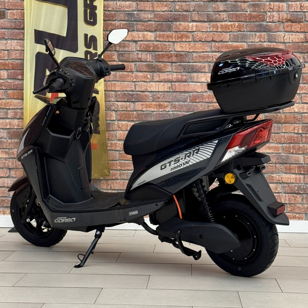 Електроскутер Corso GTS-RR GTS-722110 2000W, акумулятор літій-залізо-фосфатний 72V/30Ah, запас ходу 84 км