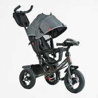 Велосипед триколісний дитячий Best Trike 3390/38-104, надувні колеса (29 см/26 см), керована ручка, фара з USB, пульт і звукові ефекти
