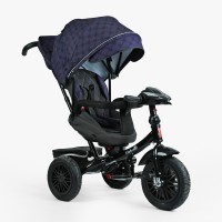 Велосипед 3-х кол. BestTrike Perfetto 8066/511-36, поворотне сидіння, надувки, кошик, музична фара, Bluetooth, USB