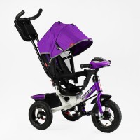 Велосипед триколісний дитячий Best Trike 3390/30-126, надувні колеса (29 см/26 см), керована ручка, фара з USB, пульт і звукові ефекти