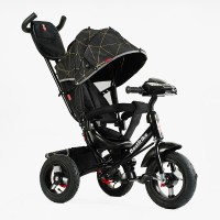 Велосипед триколісний дитячий Best Trike 3390/31-025, надувні колеса (29 см/26 см), керована ручка, фара з USB, пульт і звукові ефекти