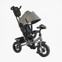 Велосипед триколісний дитячий Best Trike 3390/35-723, надувні колеса (29 см/26 см), керована ручка, фара з USB, пульт і звукові ефекти