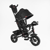 Велосипед триколісний дитячий Best Trike 3390/39-211, надувні колеса (29 см/26 см), керована ручка, фара з USB, пульт і звукові ефекти