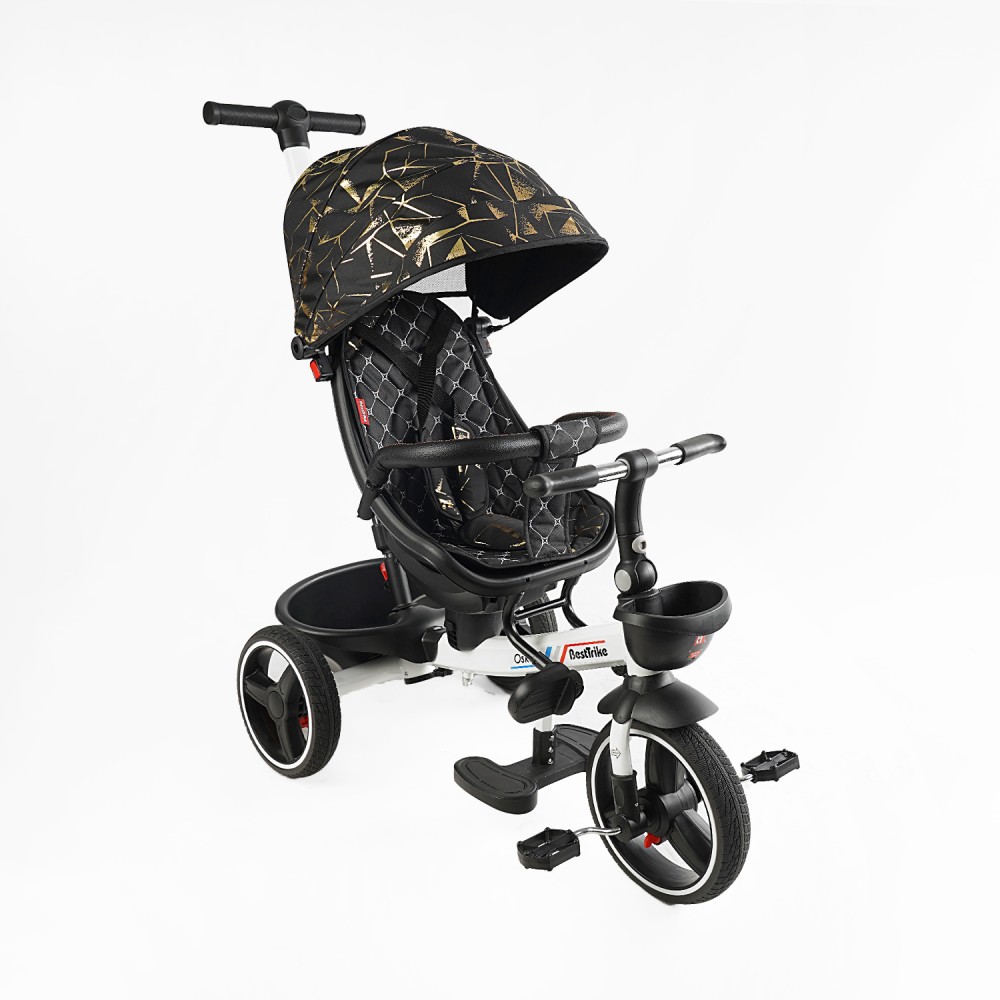 Дитячий триколісний велосипед Best Trike Oscar 6390/10-960 з поворотним сидінням 360° і телескопічною ручкою