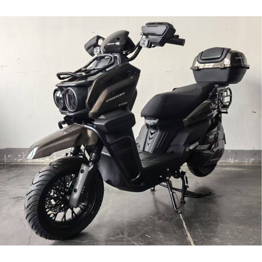 Електроскутер Corso BlackFury BF-178095 2800W акумулятор LiFePO₄ 72V 40Ah до 70 км/год запас ходу 101 км