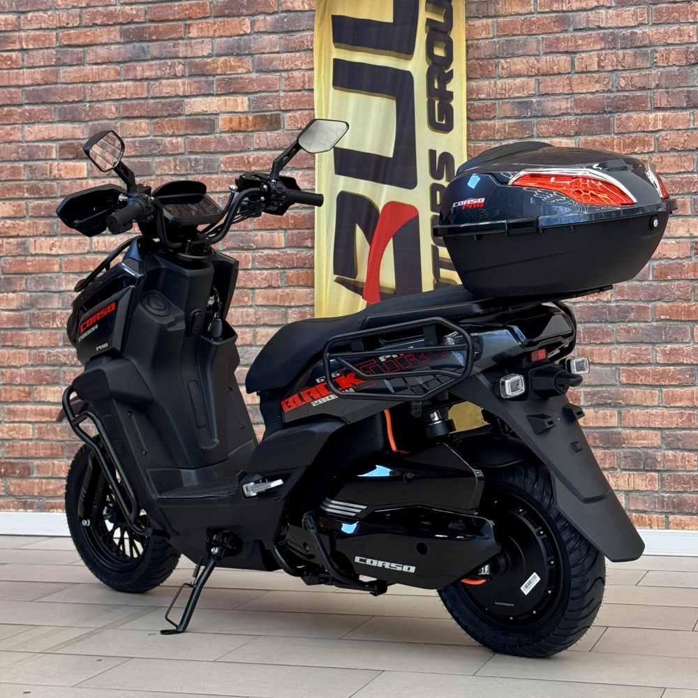 Електроскутер Corso BlackFury BF-645014 2800W акумулятор LiFePO₄ 72V 40Ah до 70 км/год запас ходу 101 км