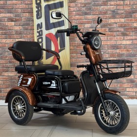 Електричний трицикл Corso Logan LN-120073, 1200W 72V/23Ah, 3 місця, LED фара, сигналізація