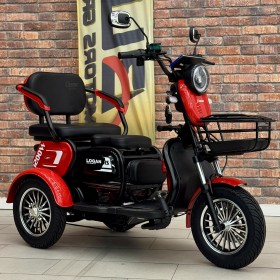 Електричний трицикл Corso Logan LN-312009, 1200W 72V/23Ah, 3 місця, LED фара, сигналізація