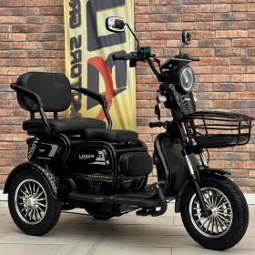Електричний трицикл Corso Logan LN-612007, 1200W 72V/23Ah, 3 місця, LED фара, сигналізація