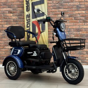 Електричний трицикл Corso Logan LN-812003, 1200W 72V/23Ah, 3 місця, LED фара, сигналізація