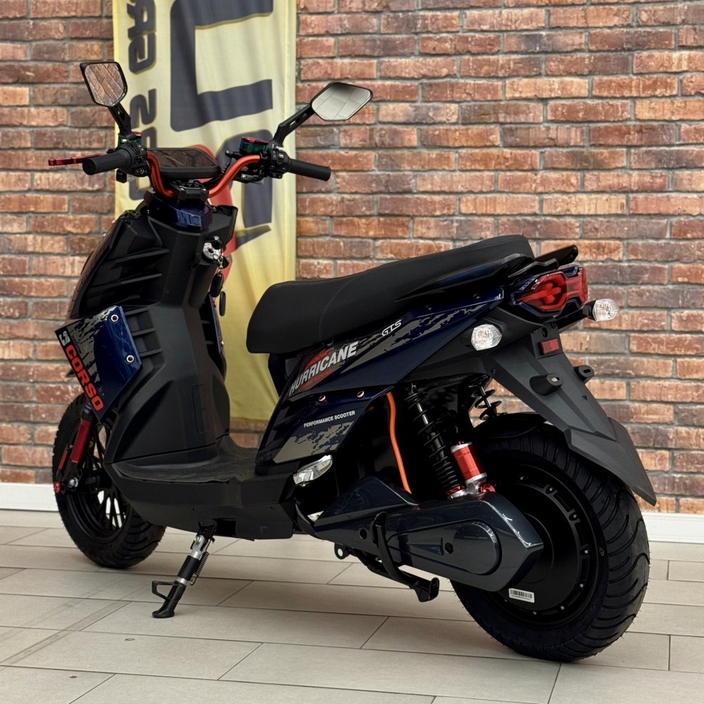 Електроскутер Corso Hurricane HR-369822, 2500W акумулятор LiFePO₄ 72V 40Ah до 70 км/год, запас ходу 110 км