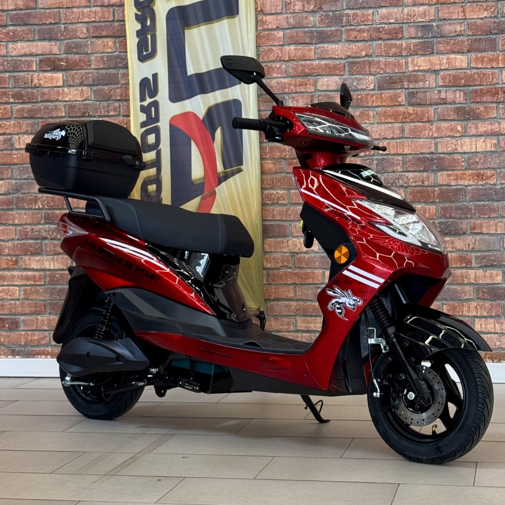 Електроскутер Billgery Mongoose MS-173924, 1200W акумулятор 72V/25Ah, LED-освітлення, до 57 км/год, запас ходу 72 км
