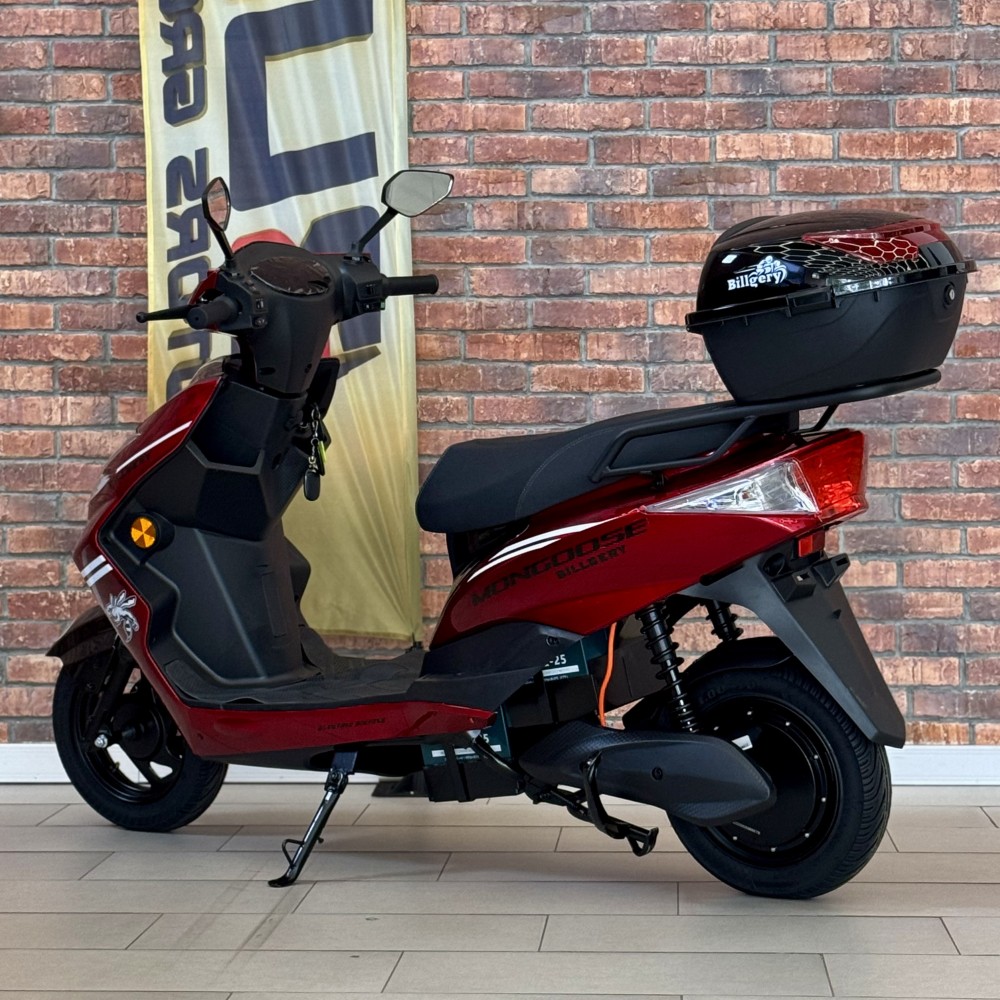 Електроскутер Billgery Mongoose MS-173924, 1200W акумулятор 72V/25Ah, LED-освітлення, до 57 км/год, запас ходу 72 км