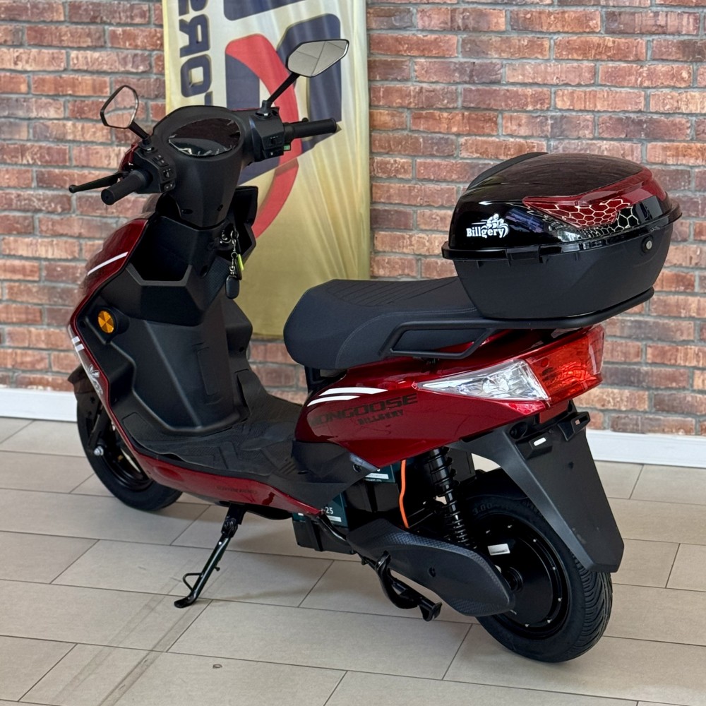 Електроскутер Billgery Mongoose MS-173924, 1200W акумулятор 72V/25Ah, LED-освітлення, до 57 км/год, запас ходу 72 км