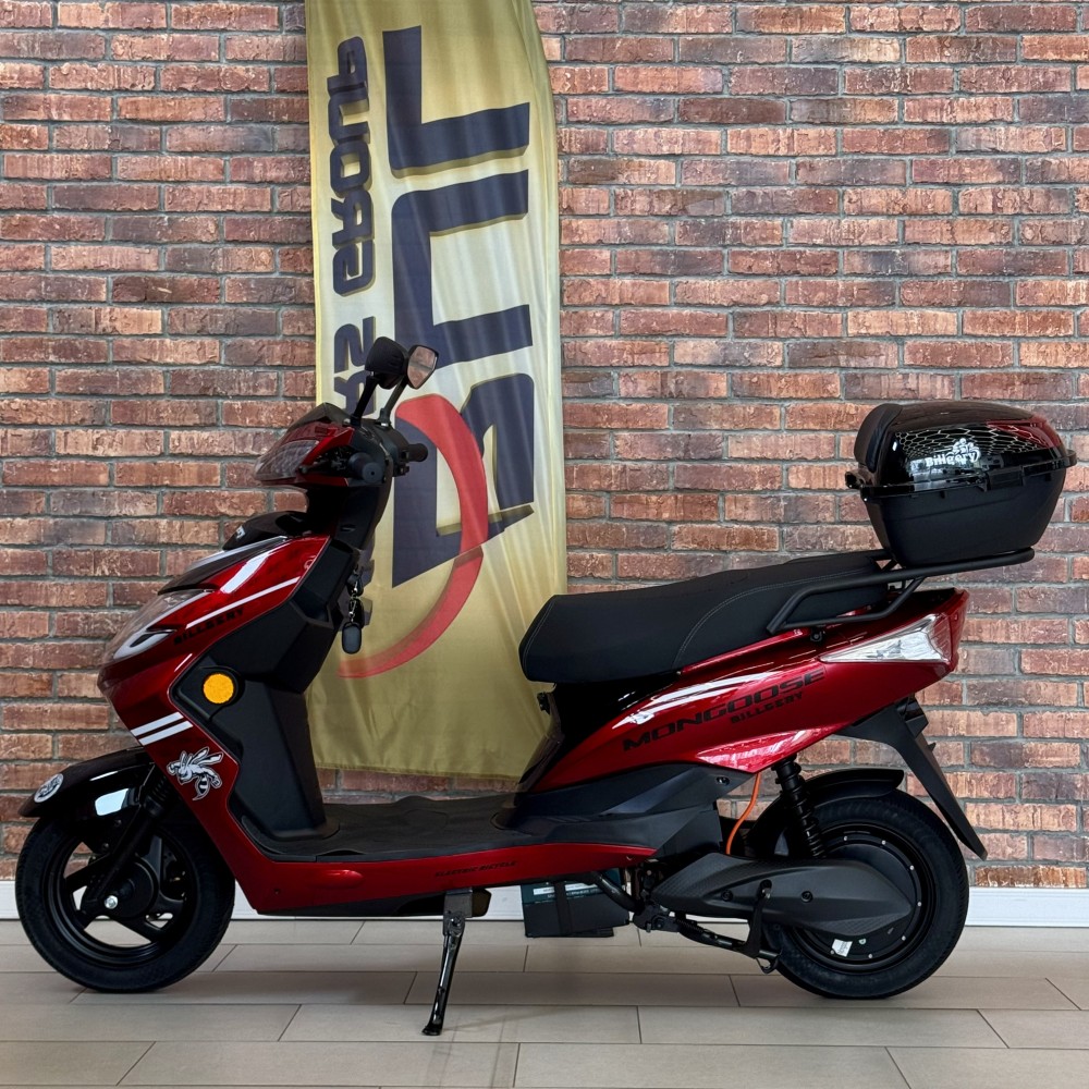 Електроскутер Billgery Mongoose MS-173924, 1200W акумулятор 72V/25Ah, LED-освітлення, до 57 км/год, запас ходу 72 км