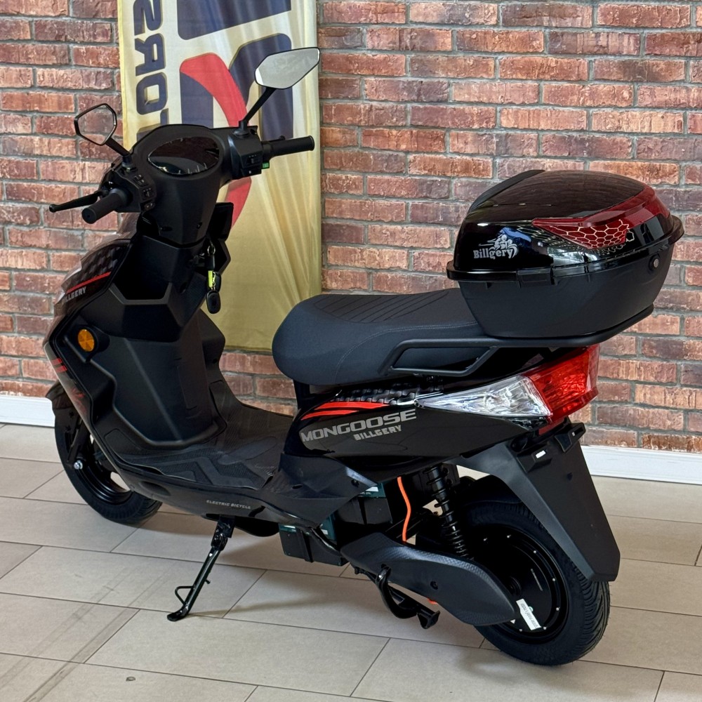 Електроскутер Billgery Mongoose MS-167314, 1200W акумулятор 72V/25Ah, LED-освітлення, до 57 км/год, запас ходу 72 км