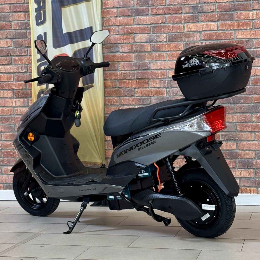 Електроскутер Billgery Mongoose MS-133516, 1200W акумулятор 72V/25Ah, LED-освітлення, до 57 км/год, запас ходу 72 км