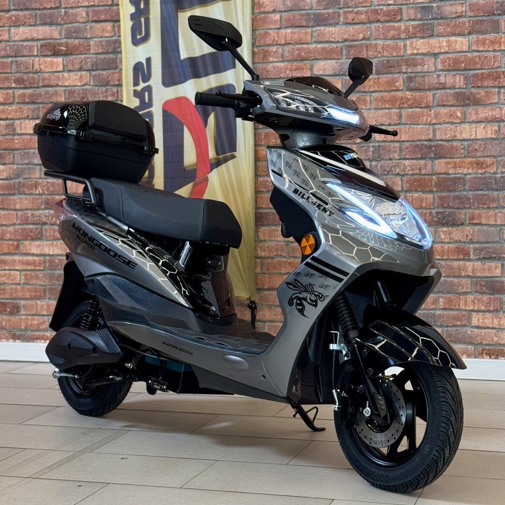 Електроскутер Billgery Mongoose MS-133516, 1200W акумулятор 72V/25Ah, LED-освітлення, до 57 км/год, запас ходу 72 км