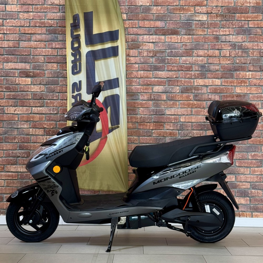 Електроскутер Billgery Mongoose MS-133516, 1200W акумулятор 72V/25Ah, LED-освітлення, до 57 км/год, запас ходу 72 км