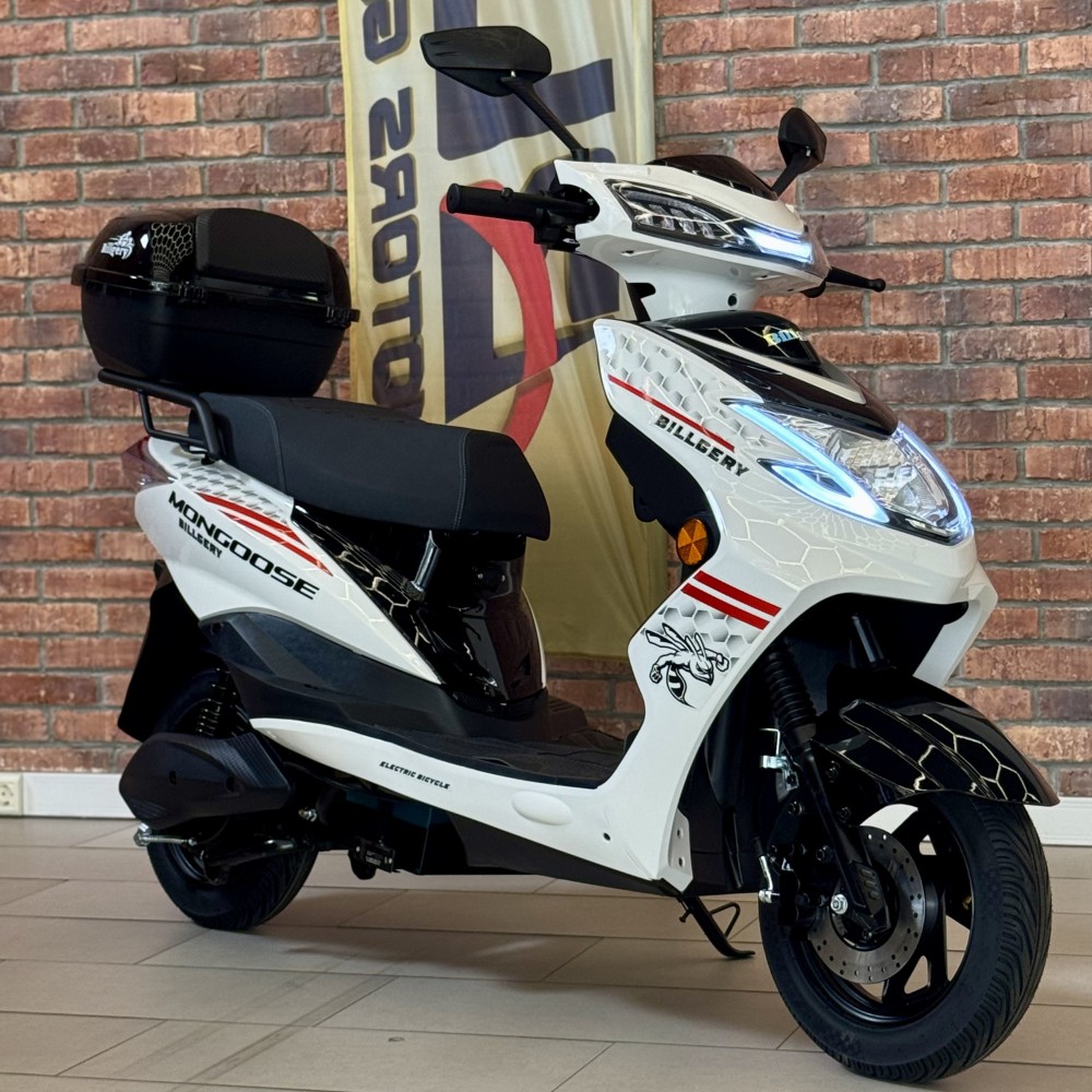 Електроскутер Billgery Mongoose MS-192071, 1200W акумулятор 72V/25Ah, LED-освітлення, до 57 км/год, запас ходу 72 км