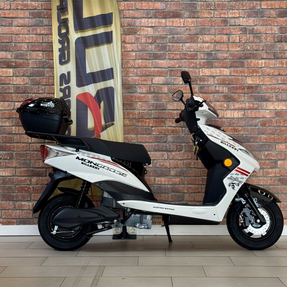 Електроскутер Billgery Mongoose MS-192071, 1200W акумулятор 72V/25Ah, LED-освітлення, до 57 км/год, запас ходу 72 км