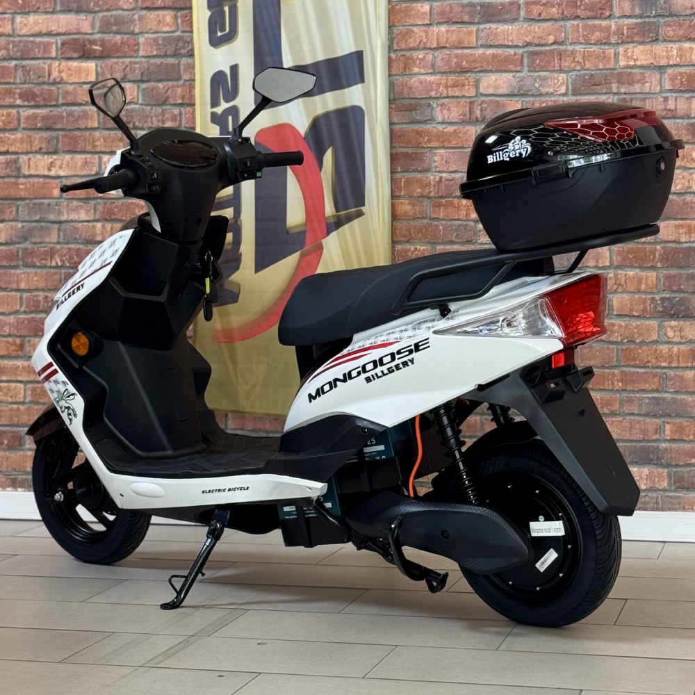 Електроскутер Billgery Mongoose MS-192071, 1200W акумулятор 72V/25Ah, LED-освітлення, до 57 км/год, запас ходу 72 км