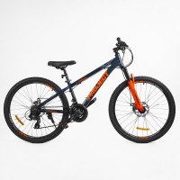 Велосипед спортивний Corso 26" «Project» R-26325, алюмінієва рама 13", дискові гальма, 21 швидкість