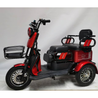 Електричний трицикл Corso PROTEX PR-377405 1200W 72V/23Ah,  3 місця, колеса 10", LED фари, сигналізація, кошик + багажний відсік