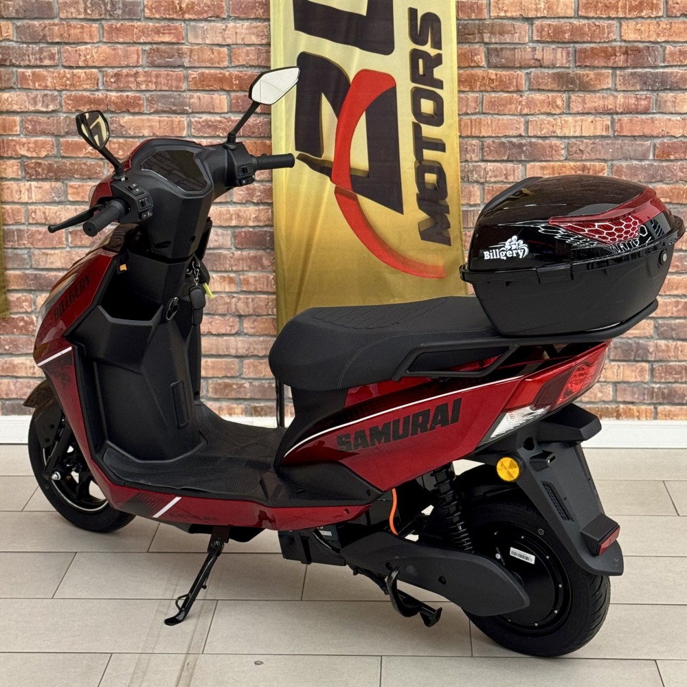 Електроскутер Billgery Samurai SM-551008, 1500W акумулятор 72V/25Ah, LED-освітлення, до 55 км/год, запас ходу 65 км