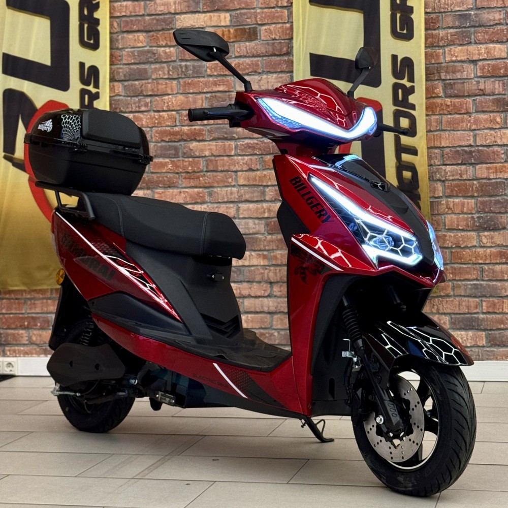 Електроскутер Billgery Samurai SM-551008, 1500W акумулятор 72V/25Ah, LED-освітлення, до 55 км/год, запас ходу 65 км