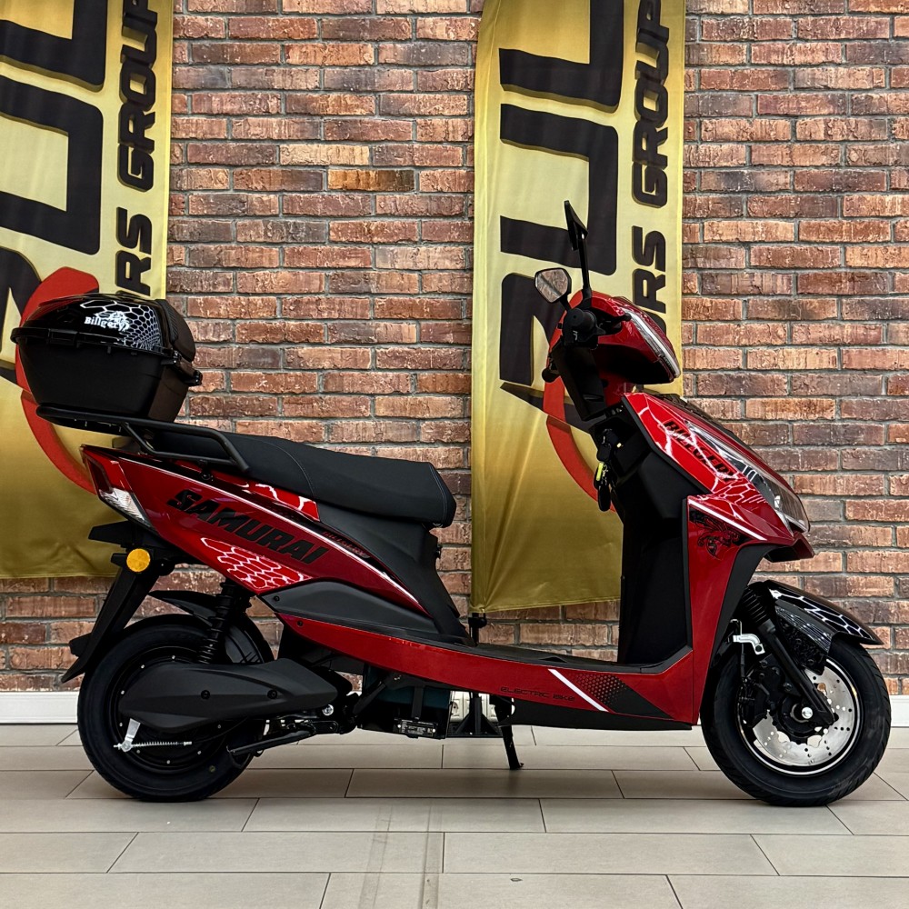 Електроскутер Billgery Samurai SM-551008, 1500W акумулятор 72V/25Ah, LED-освітлення, до 55 км/год, запас ходу 65 км