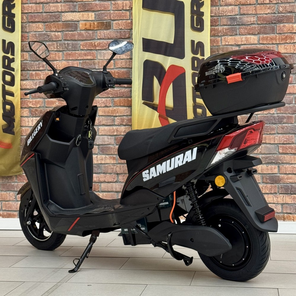 Електроскутер Billgery Samurai SM-433820, 1500W акумулятор 72V/25Ah, LED-освітлення, до 55 км/год, запас ходу 65 км