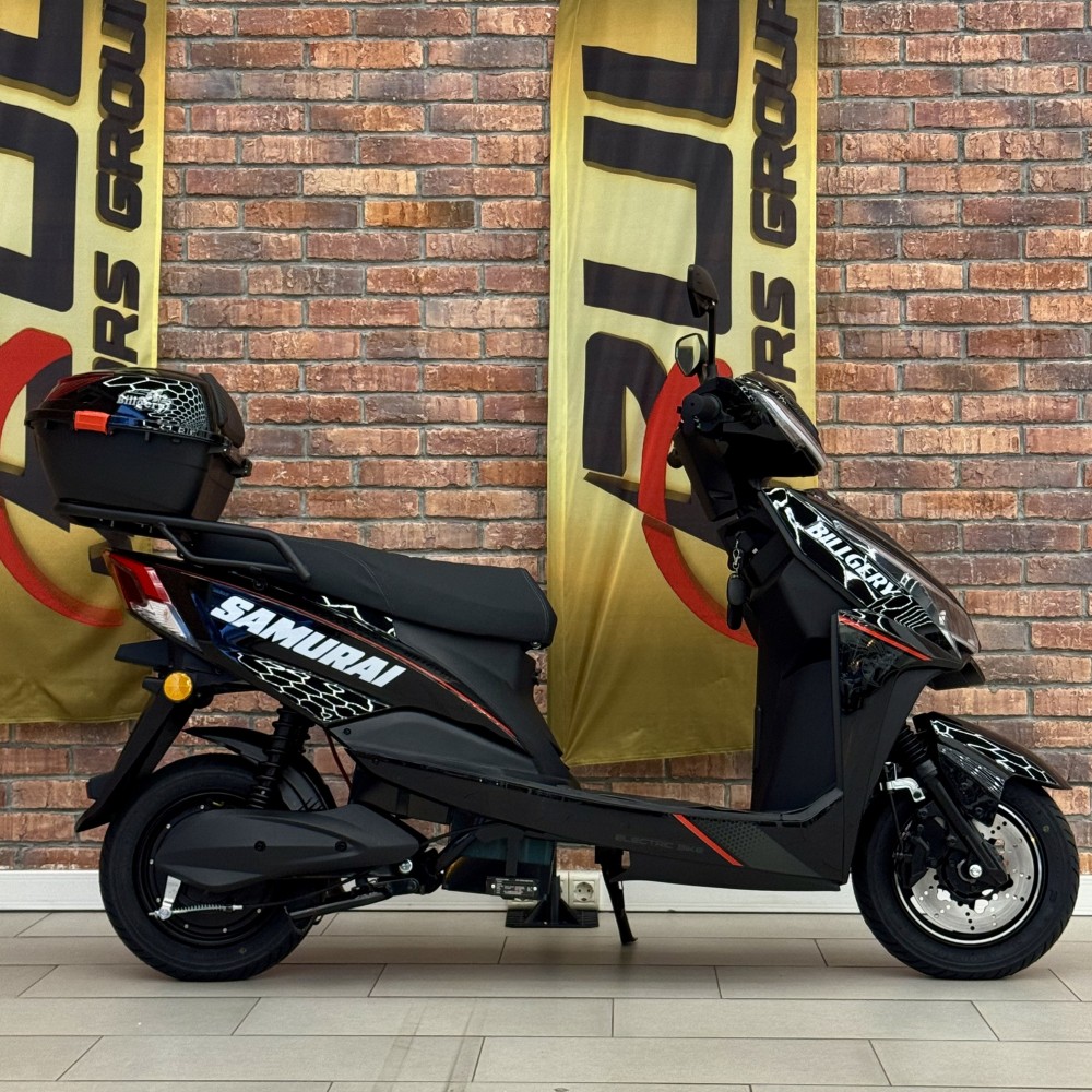 Електроскутер Billgery Samurai SM-433820, 1500W акумулятор 72V/25Ah, LED-освітлення, до 55 км/год, запас ходу 65 км