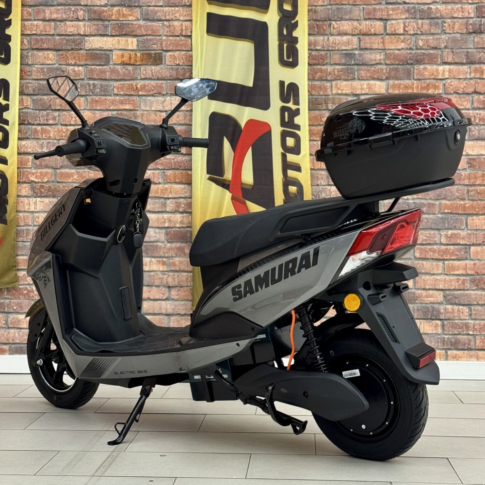 Електроскутер Billgery Samurai SM-900405, 1500W акумулятор 72V/25Ah, LED-освітлення, до 55 км/год, запас ходу 65 км