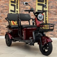 Електричний трицикл Corso «RAW» RW-756698 + 1 ЯЩИК АКУМ, двигун 1200W, акумулятор 72V/23Ah графеновий, колеса 300-10, в коробці