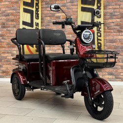 Електричний трицикл Corso «RAW» RW-756698 + 1 ЯЩИК АКУМ, двигун 1200W, акумулятор 72V/23Ah графеновий, колеса 300-10, в коробці