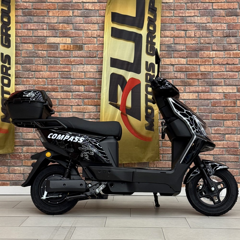 Електроскутер Billgery Compass CS-844226 двигун 1500W акумулятор LiFePO₄ 72V/30Ah до 70 км/год запас ходу 105 км