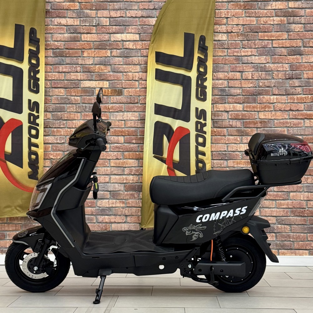 Електроскутер Billgery Compass CS-844226 двигун 1500W акумулятор LiFePO₄ 72V/30Ah до 70 км/год запас ходу 105 км