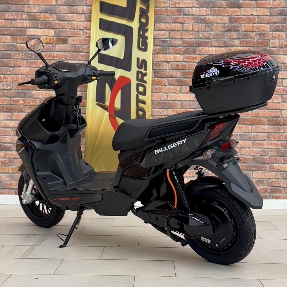 Електроскутер Billgery Avatar VT-625304 двигун 2500W акумулятор LiFePO₄ 72V/30Ah до 70 км/год запас ходу 90 км