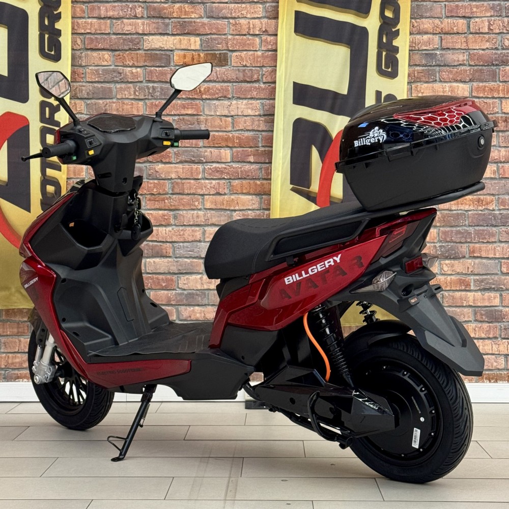 Електроскутер Billgery Avatar VT-314202 двигун 2500W акумулятор LiFePO₄ 72V/30Ah до 70 км/год запас ходу 90 км
