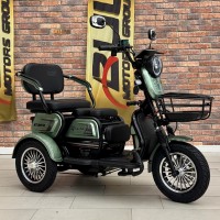 Електричний трицикл Billgery «Atlantic» TL-675592 (1) + 1 ЯЩИК АКУМ, двигун 1200W, акумулятор 72V/23Ah, колеса 300-10, в коробці