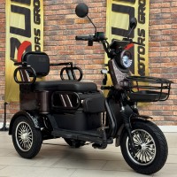Електричний трицикл Billgery Mozart MR-721031, двигун 1200W, акумулятор графеновий 72V/23Ah, колеса 300-10
